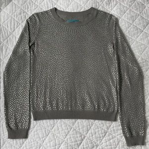 Gossip Girl- Alice & Olivia Designer Rhinestone Cashmere Sweater